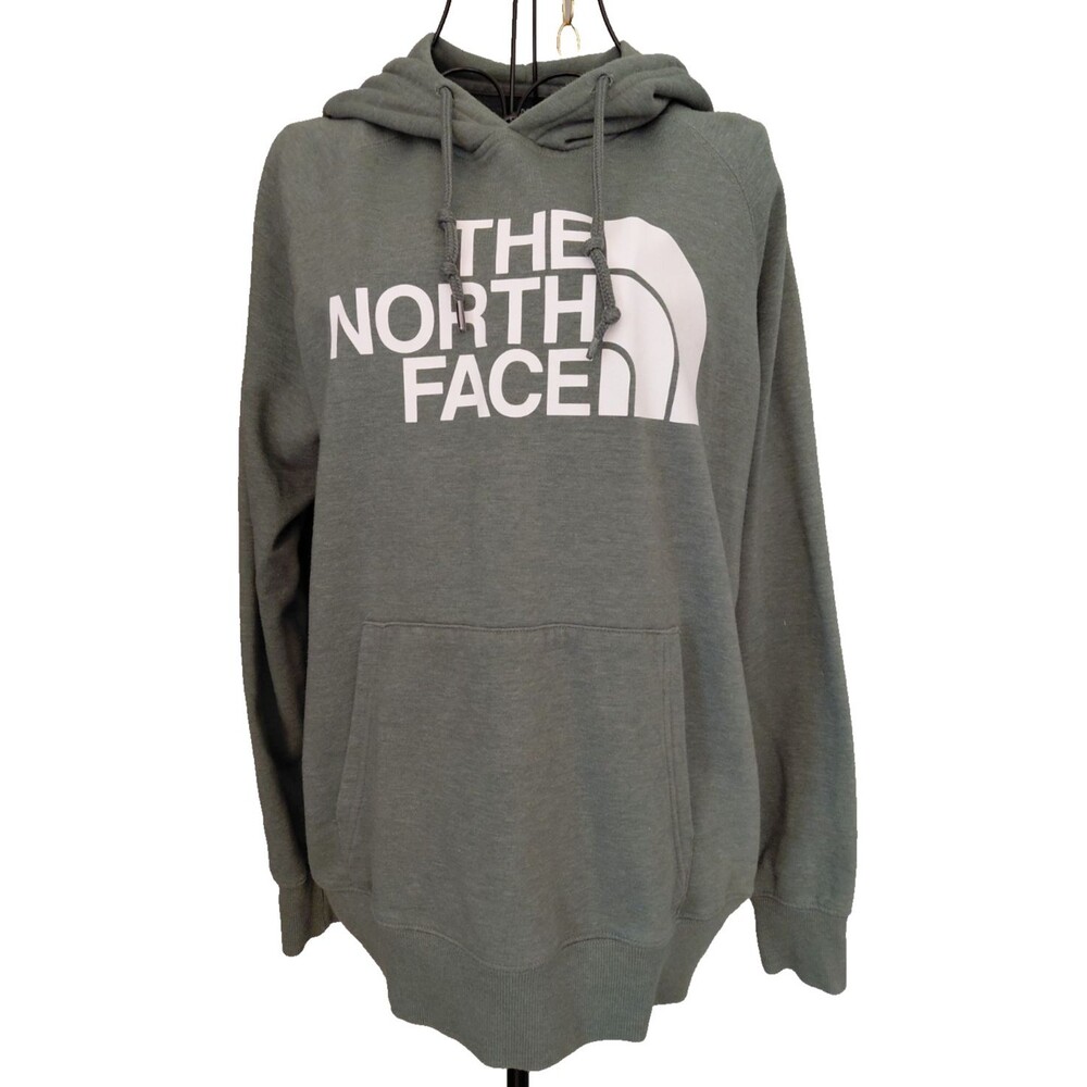 North Face Olive Green Hoodie Womens Sz Med